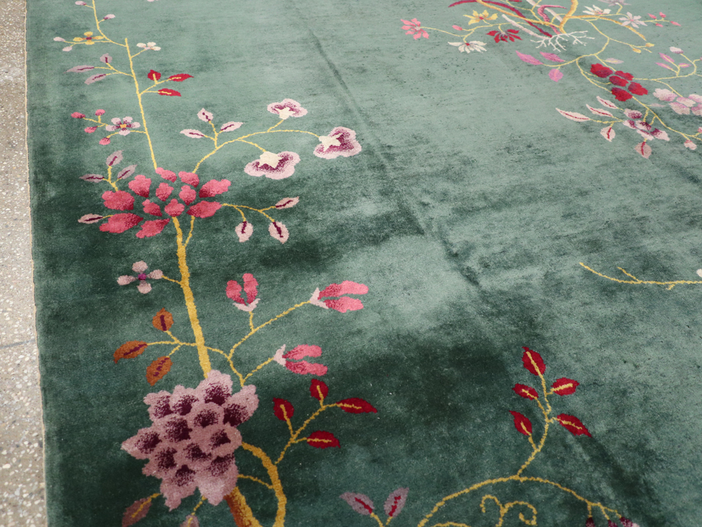 Vintage Chinese Art Deco Room Size Carpet, No.30496 - Galerie Shabab