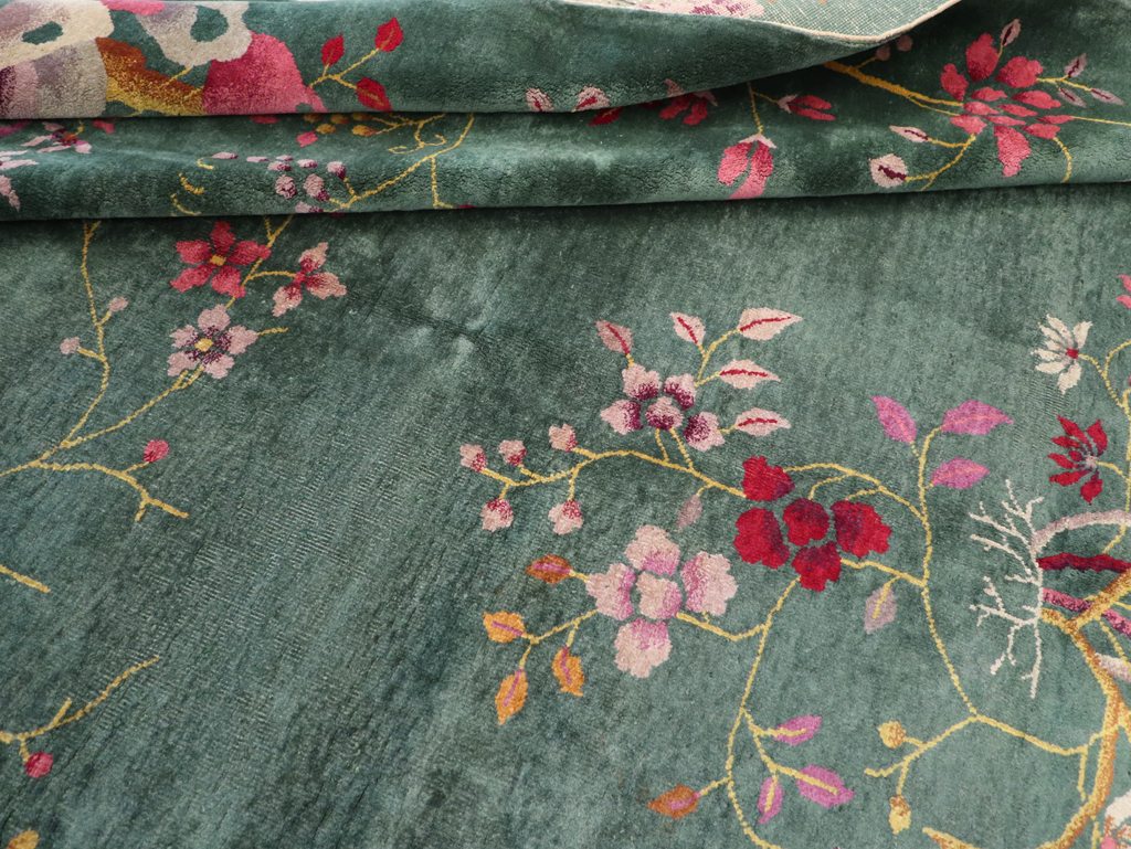 Vintage Chinese Art Deco Room Size Carpet, No.30496 - Galerie Shabab