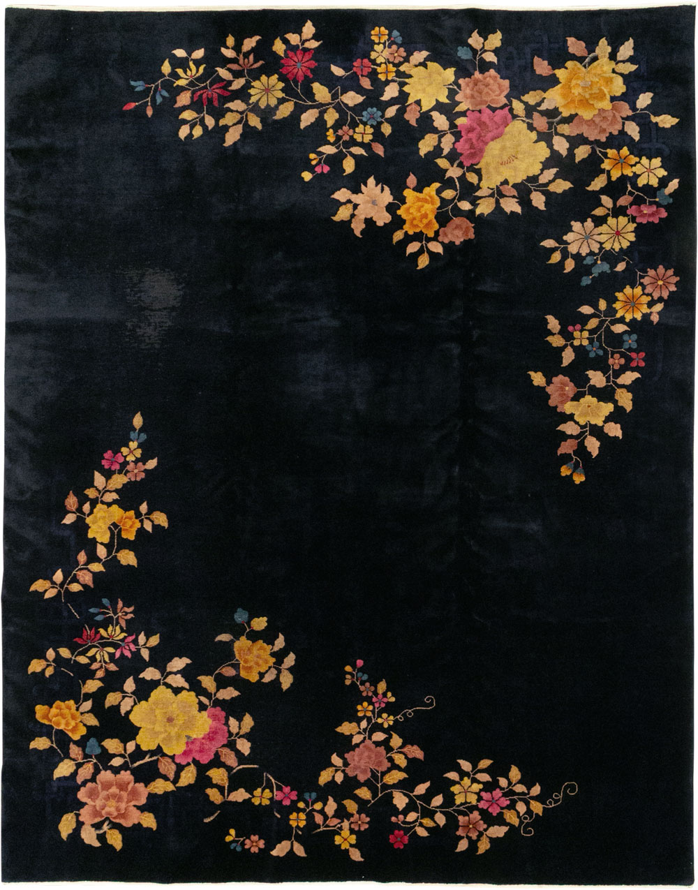 Vintage Chinese Art Deco Room Size Carpet, No.30497 - Galerie Shabab