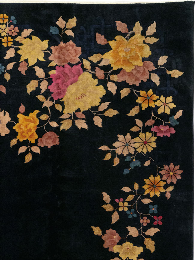 Vintage Chinese Art Deco Room Size Carpet, No.30497 - Galerie Shabab