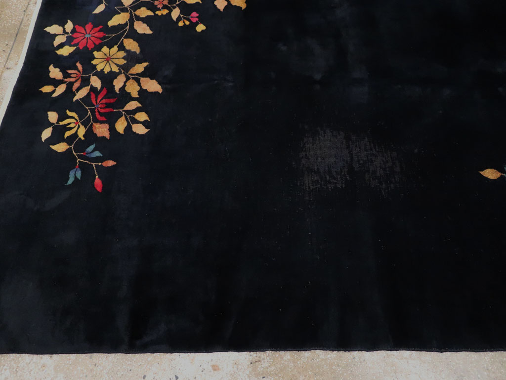 Vintage Chinese Art Deco Room Size Carpet, No.30497 - Galerie Shabab