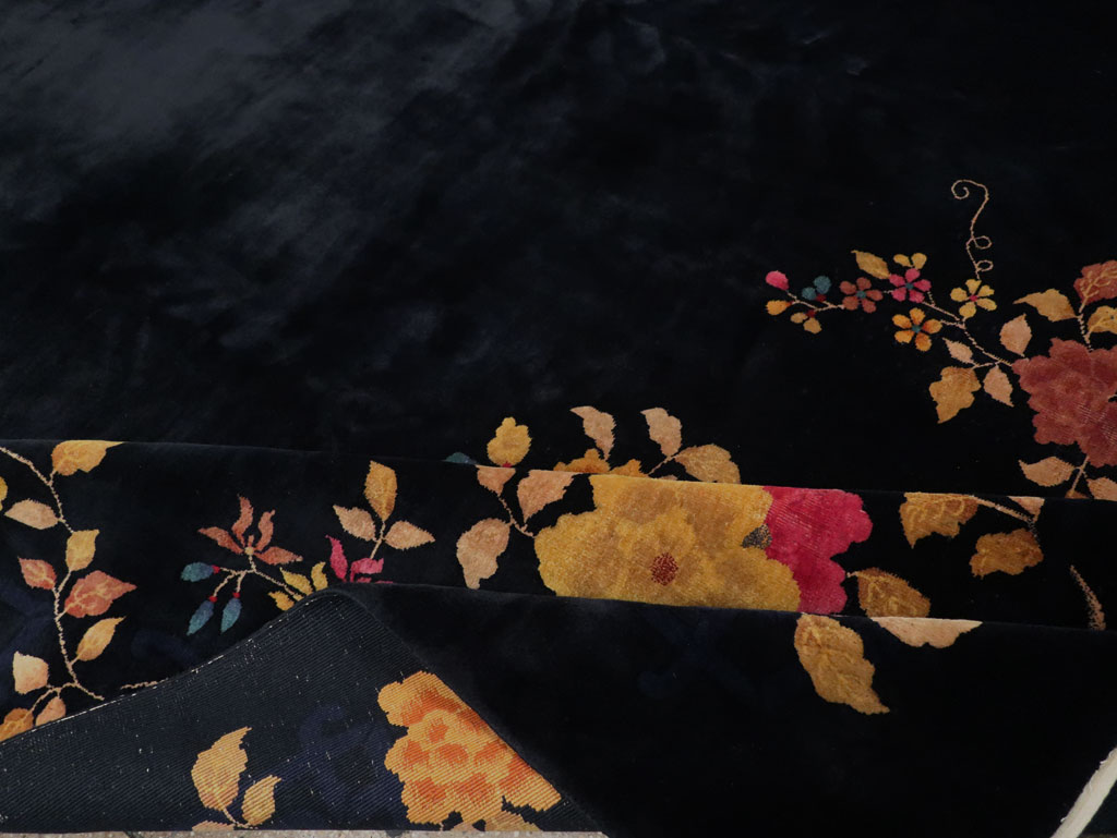 Vintage Chinese Art Deco Room Size Carpet, No.30497 - Galerie Shabab