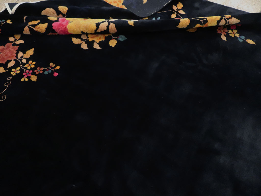 Vintage Chinese Art Deco Room Size Carpet, No.30497 - Galerie Shabab