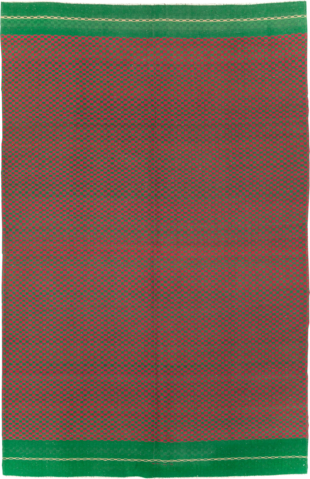 Vintage Turkish Flatweave Kilim Accent Rug, No.30499 - Galerie Shabab