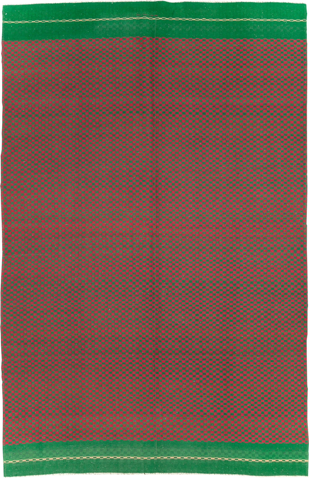 Vintage Turkish Flatweave Kilim Accent Rug, No.30499 - Galerie Shabab