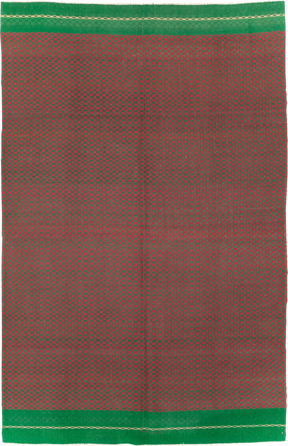 Vintage Turkish Flatweave Kilim Accent Rug, No.30499 - Galerie Shabab
