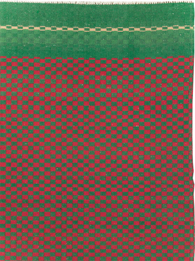 Vintage Turkish Flatweave Kilim Accent Rug, No.30499 - Galerie Shabab