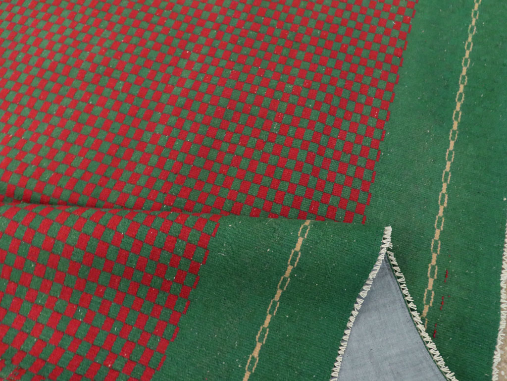 Vintage Turkish Flatweave Kilim Accent Rug, No.30499 - Galerie Shabab