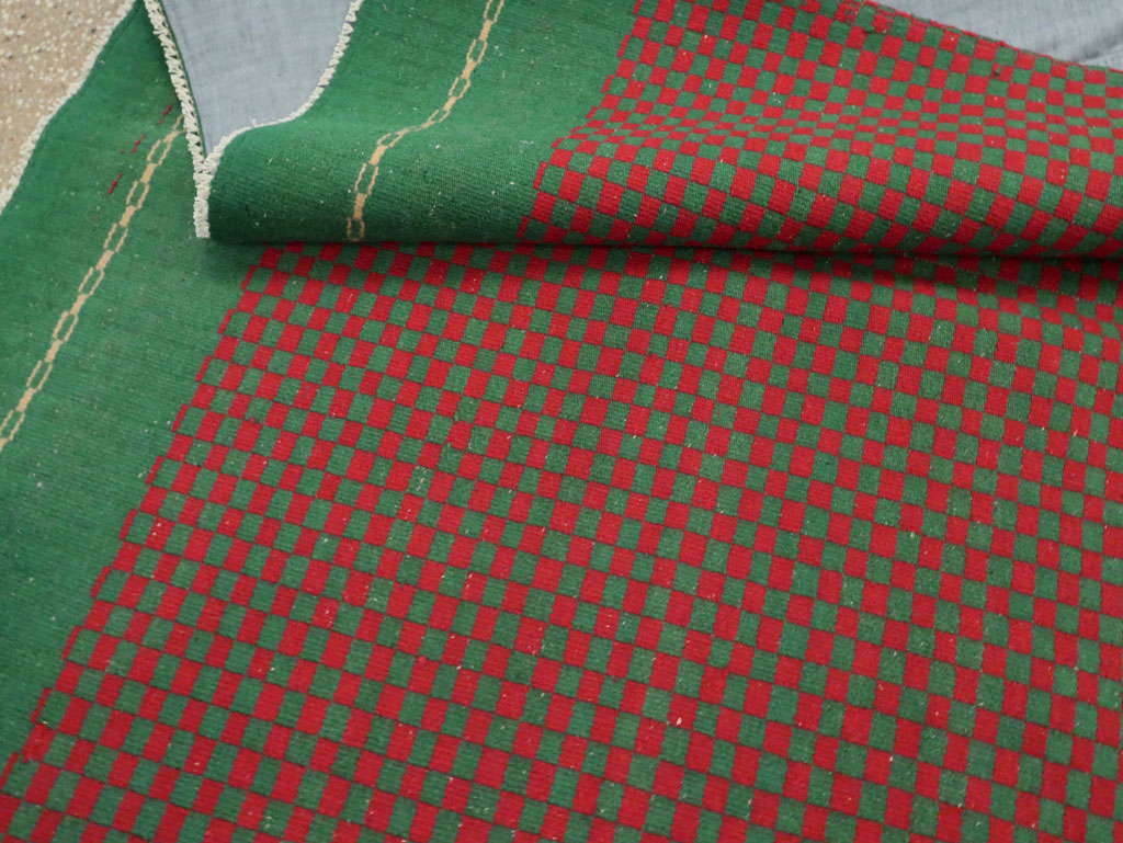 Vintage Turkish Flatweave Kilim Accent Rug, No.30499 - Galerie Shabab