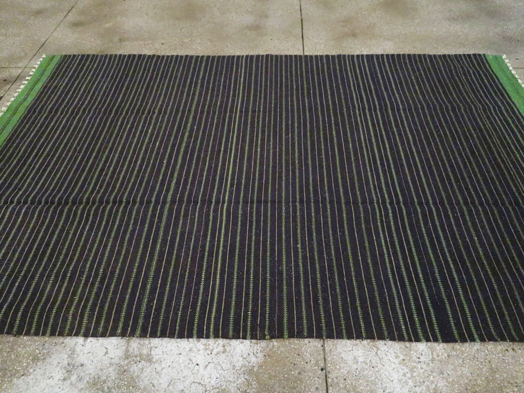 Vintage Turkish Flatweave Kilim Accent Rug, No.30500 - Galerie Shabab