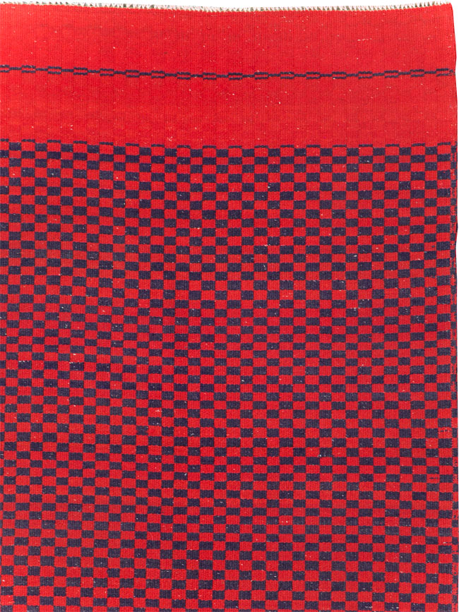 Mid-20th Century Handmade Turkish Flatweave, No.30501 - Galerie Shabab