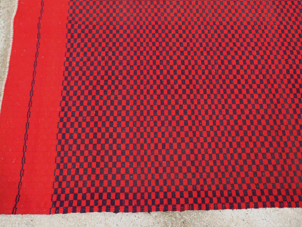 Mid-20th Century Handmade Turkish Flatweave, No.30501 - Galerie Shabab