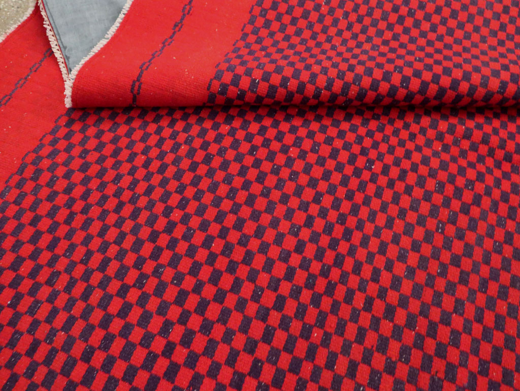 Mid-20th Century Handmade Turkish Flatweave, No.30501 - Galerie Shabab