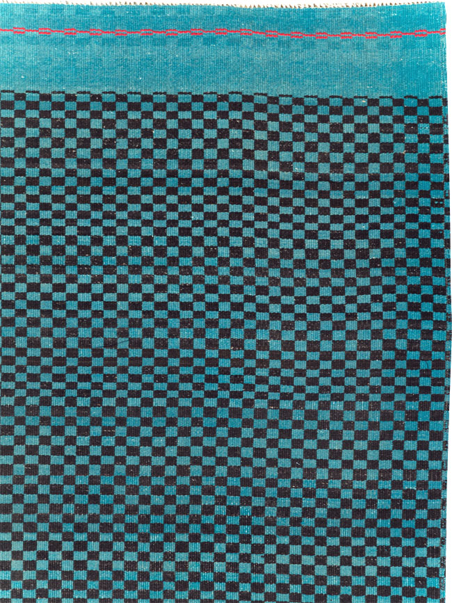 Mid-20th Century Handmade Turkish Flatweave, No.30502 - Galerie Shabab