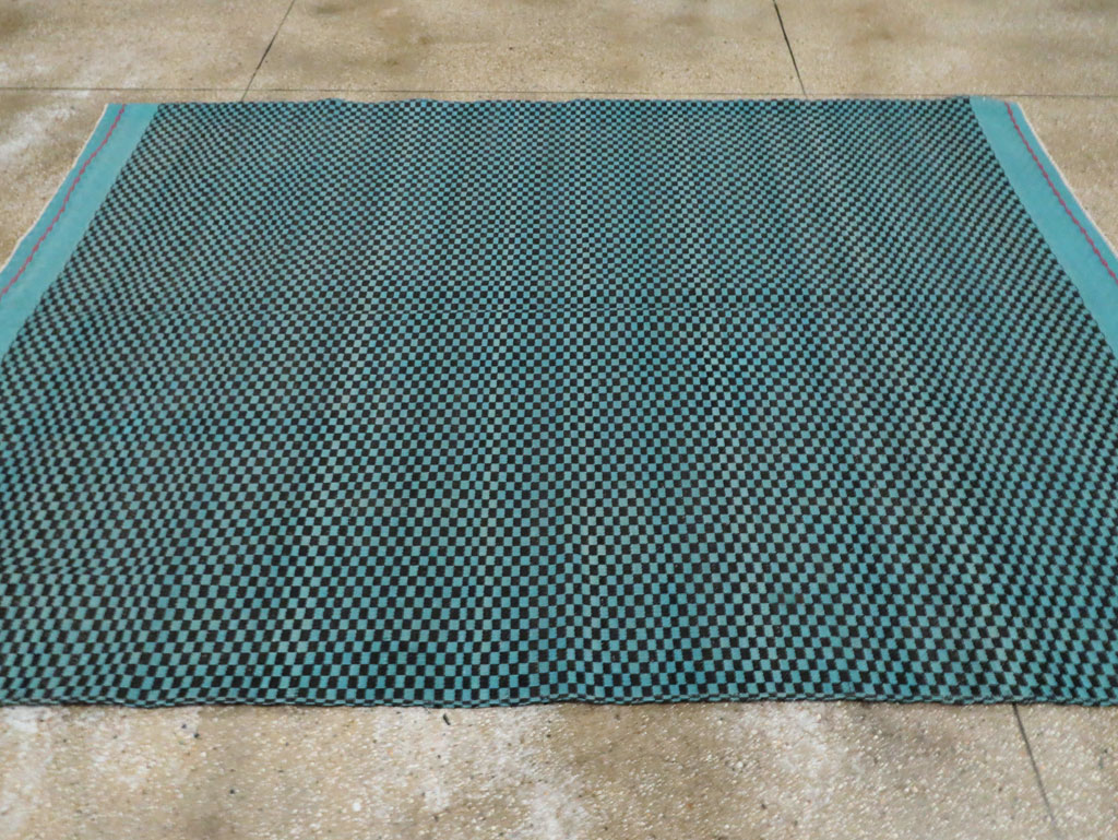 Mid-20th Century Handmade Turkish Flatweave, No.30502 - Galerie Shabab