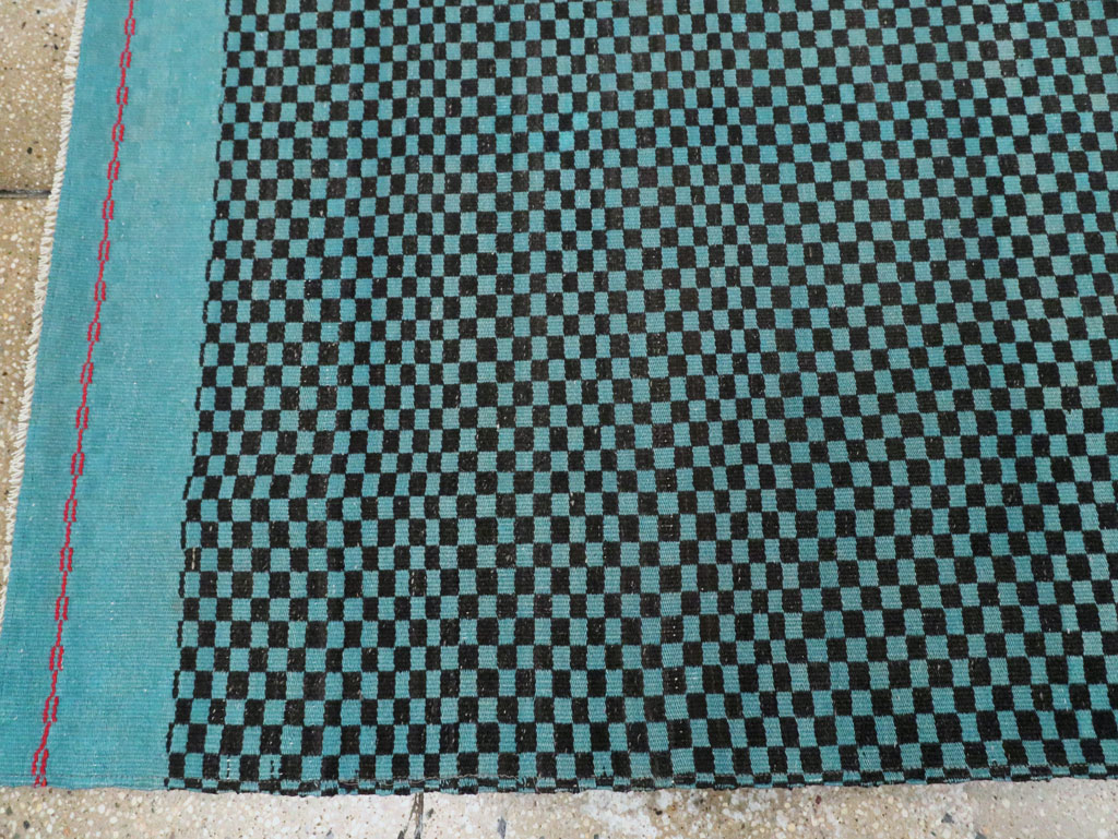 Mid-20th Century Handmade Turkish Flatweave, No.30502 - Galerie Shabab