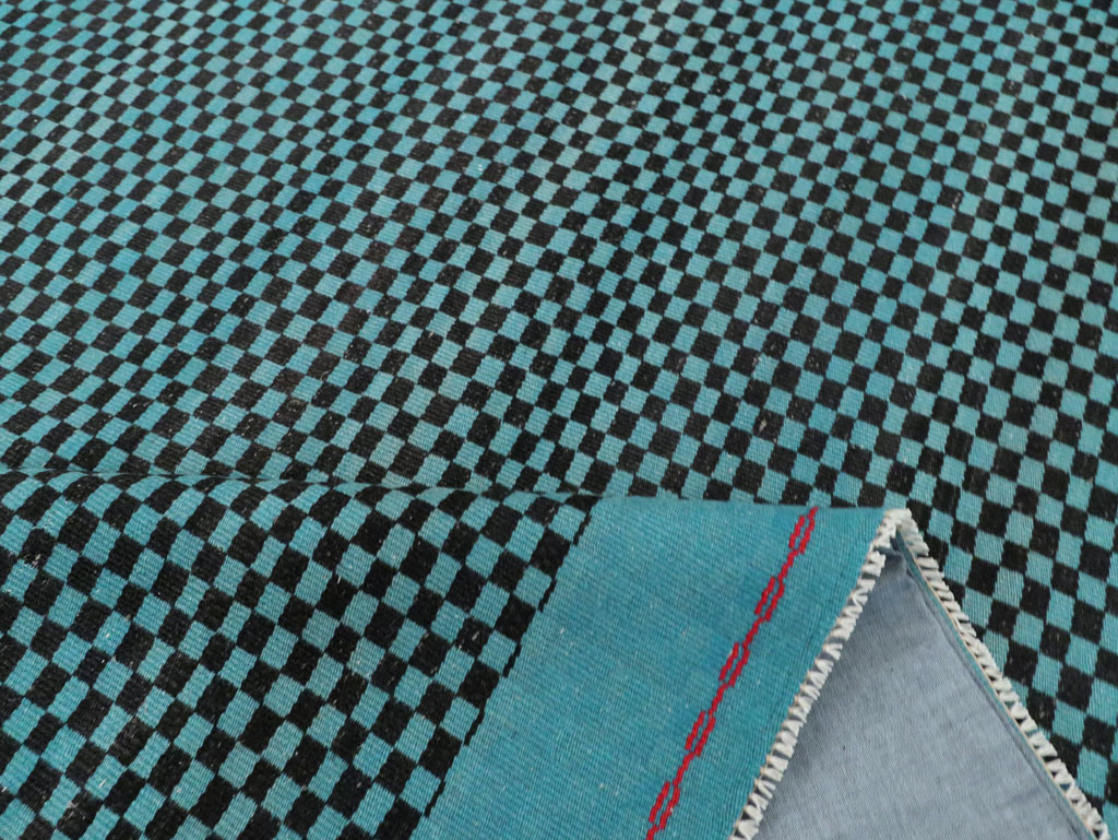 Mid-20th Century Handmade Turkish Flatweave, No.30502 - Galerie Shabab