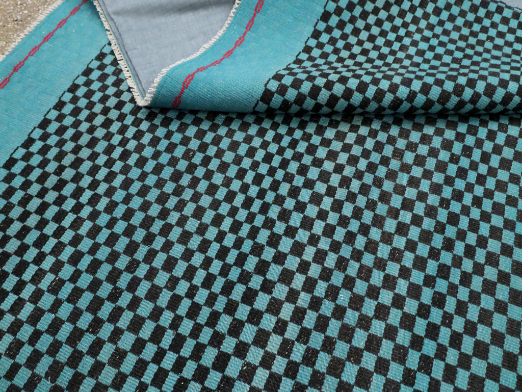 Mid-20th Century Handmade Turkish Flatweave, No.30502 - Galerie Shabab