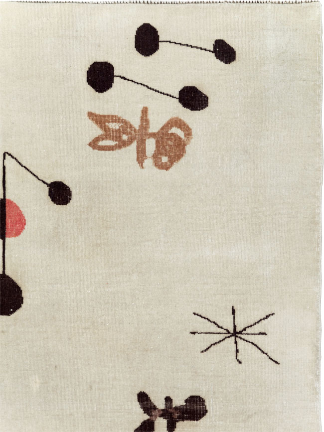 Mid-20th Century Turkish Art Deco Rug, No.30506 - Galerie Shabab