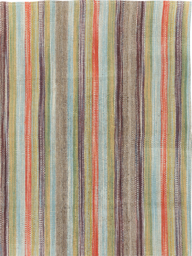 Vintage Persian Flatweave Kilim, No.30514 - Galerie Shabab