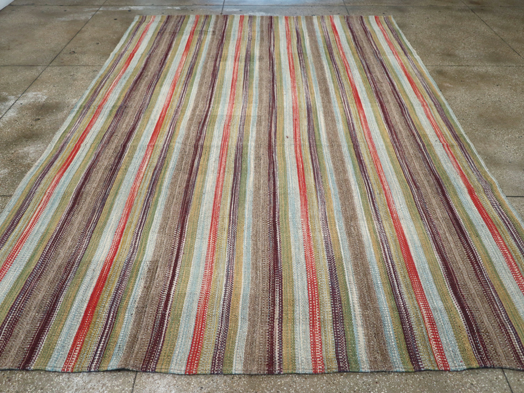 Vintage Persian Flatweave Kilim, No.30514 - Galerie Shabab