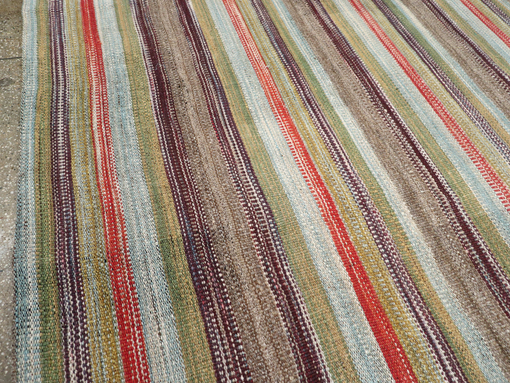 Vintage Persian Flatweave Kilim, No.30514 - Galerie Shabab