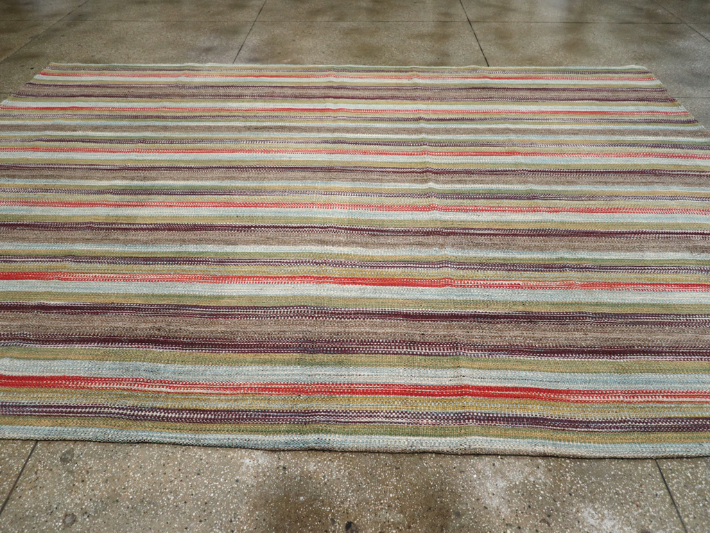 Vintage Persian Flatweave Kilim, No.30514 - Galerie Shabab