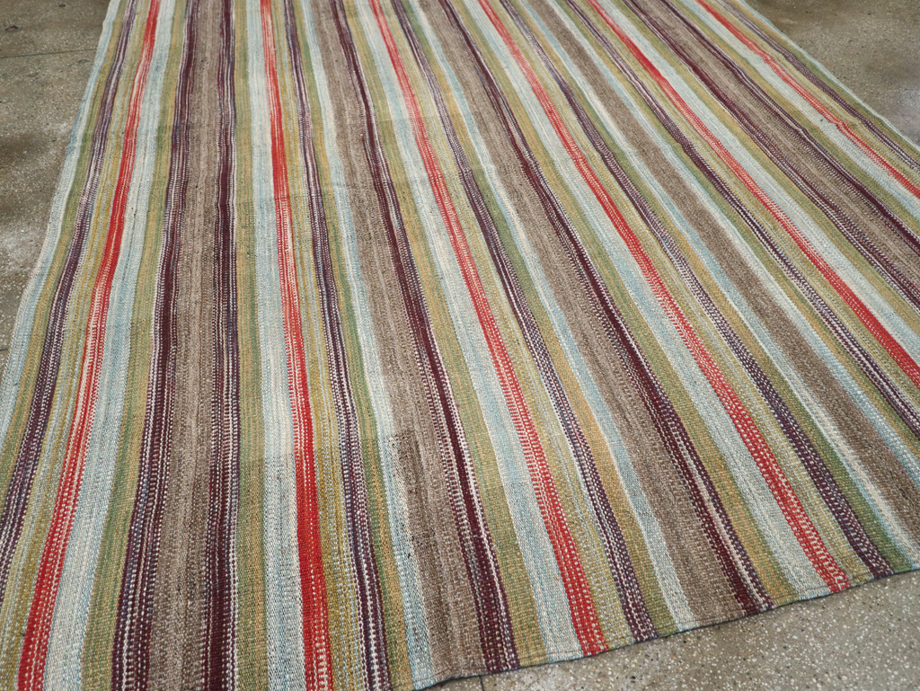 Vintage Persian Flatweave Kilim, No.30514 - Galerie Shabab