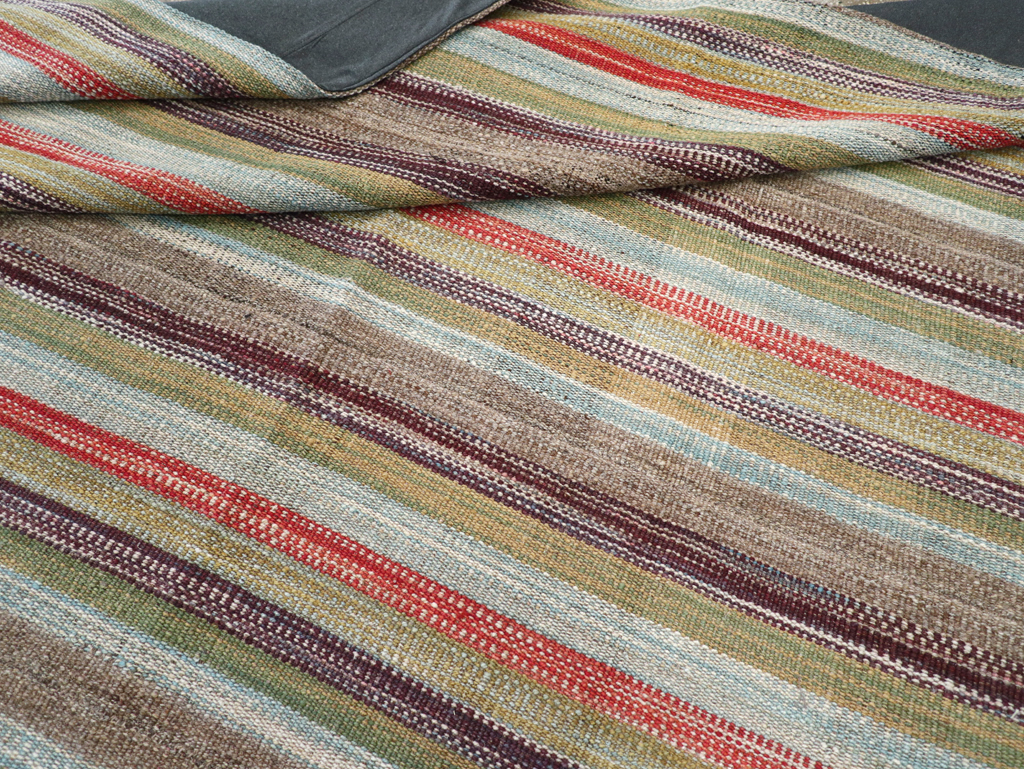 Vintage Persian Flatweave Kilim, No.30514 - Galerie Shabab
