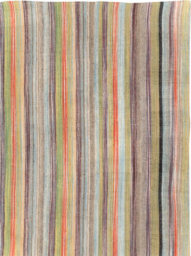 Large Contemporary Turkish Flatweave Kilim Carpet, No.30515 - Galerie Shabab