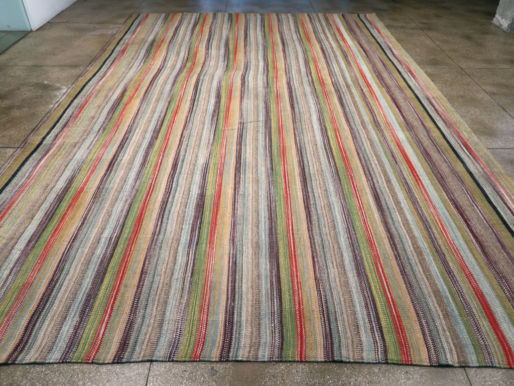 Large Contemporary Turkish Flatweave Kilim Carpet, No.30515 - Galerie Shabab