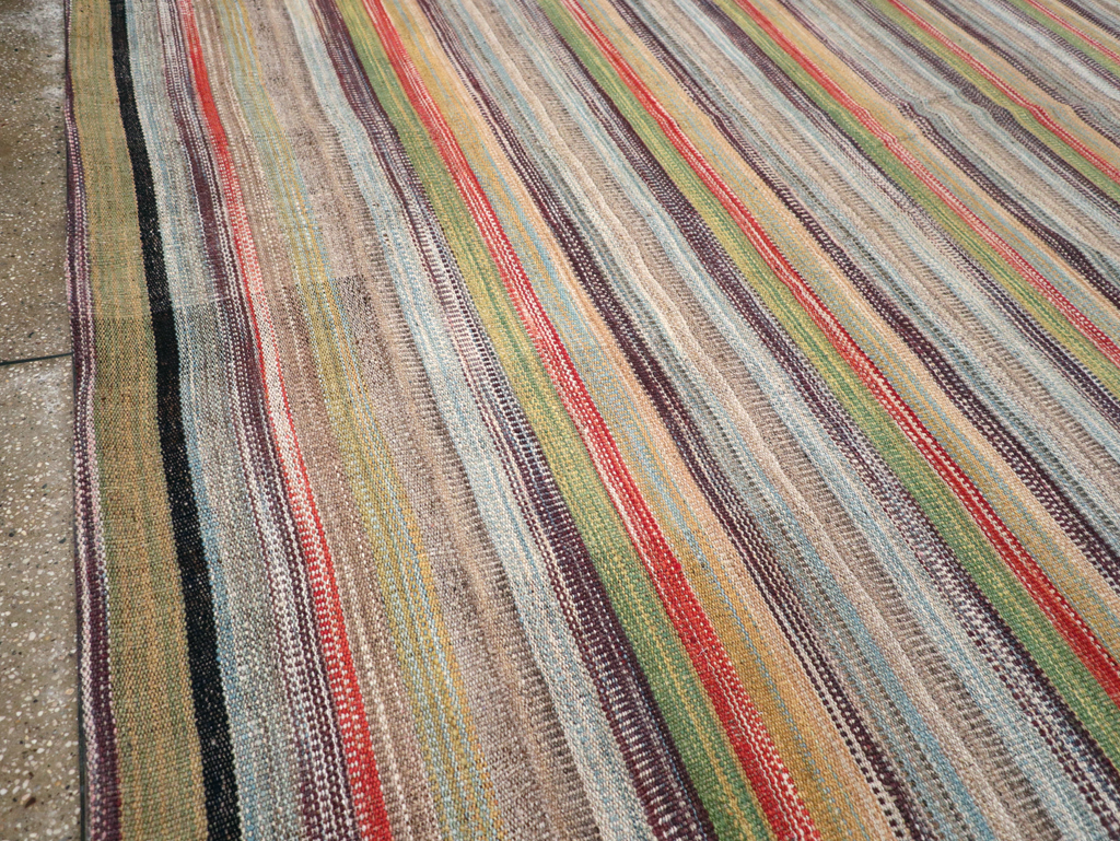Large Contemporary Turkish Flatweave Kilim Carpet, No.30515 - Galerie Shabab