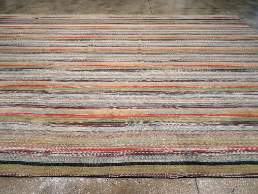 Large Contemporary Turkish Flatweave Kilim Carpet, No.30515 - Galerie Shabab