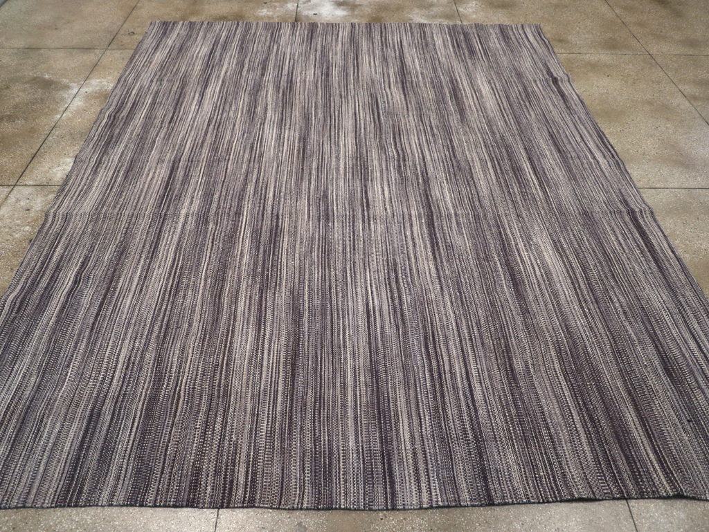 Modern Turkish Flatweave Kilim Room Size Carpet, No.30518 - Galerie Shabab