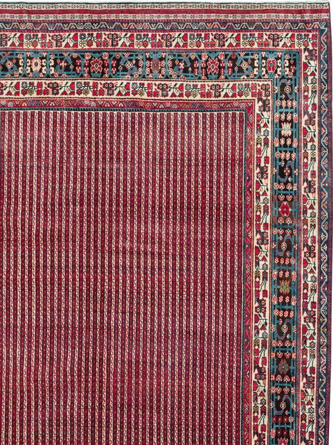 Vintage Persian Qashqai Oversize Carpet, No.30521 - Galerie Shabab