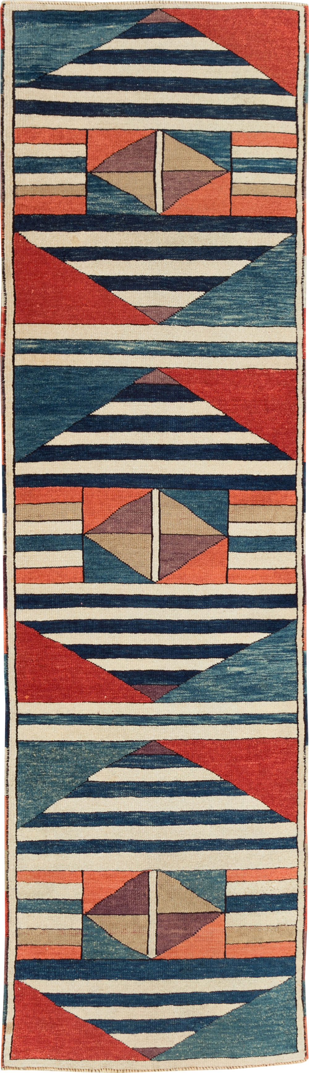 Contemporary Turkish Anatolian Runner, No.30522 - Galerie Shabab