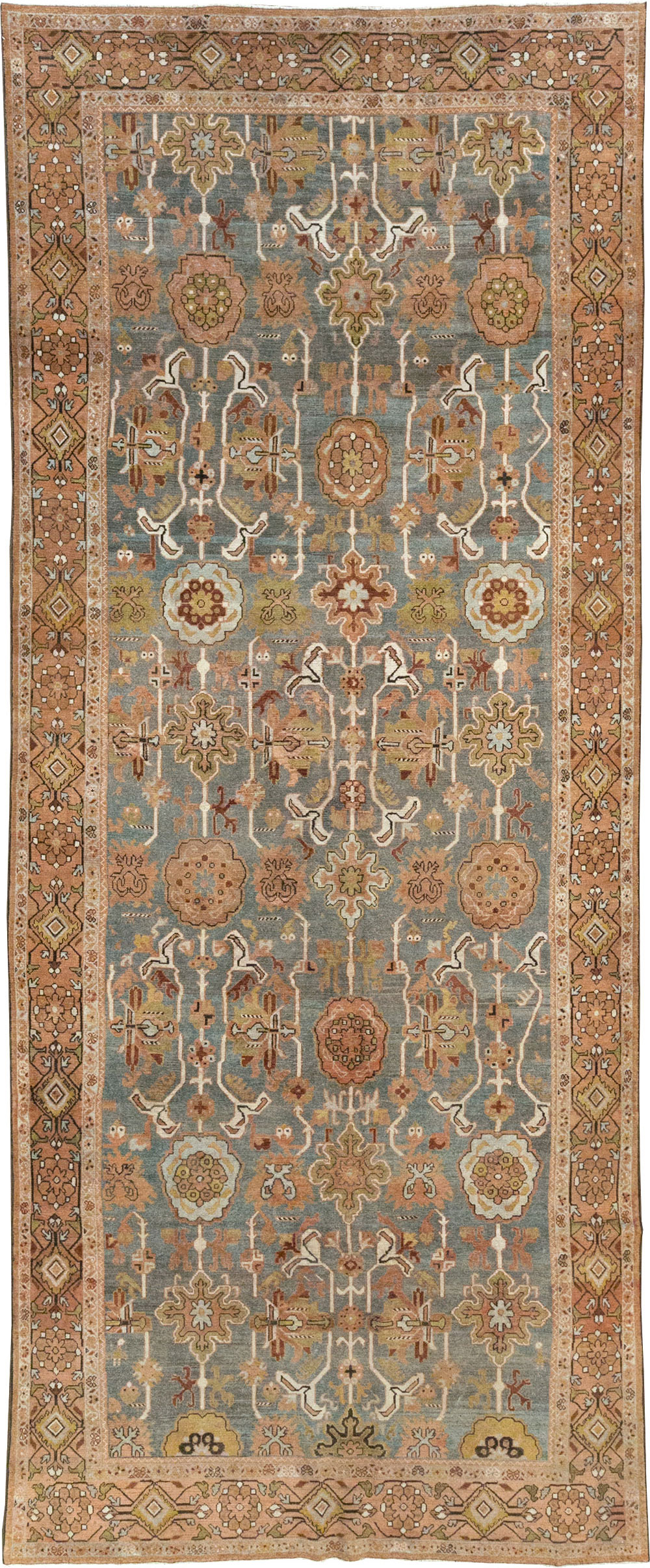 Antique Persian Malayer Long and Narrow Gallery Carpet, No.30526 - Galerie Shabab