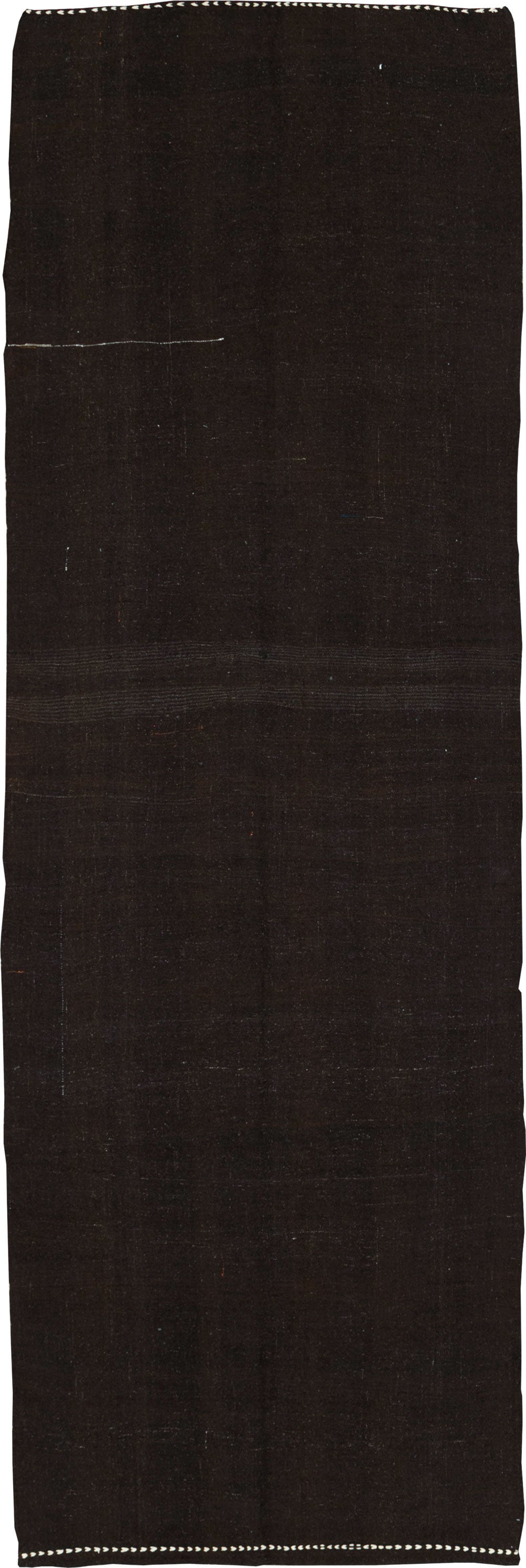 Vintage Turkish Flatweave Kilim Gallery Carpet, No.30532 - Galerie Shabab
