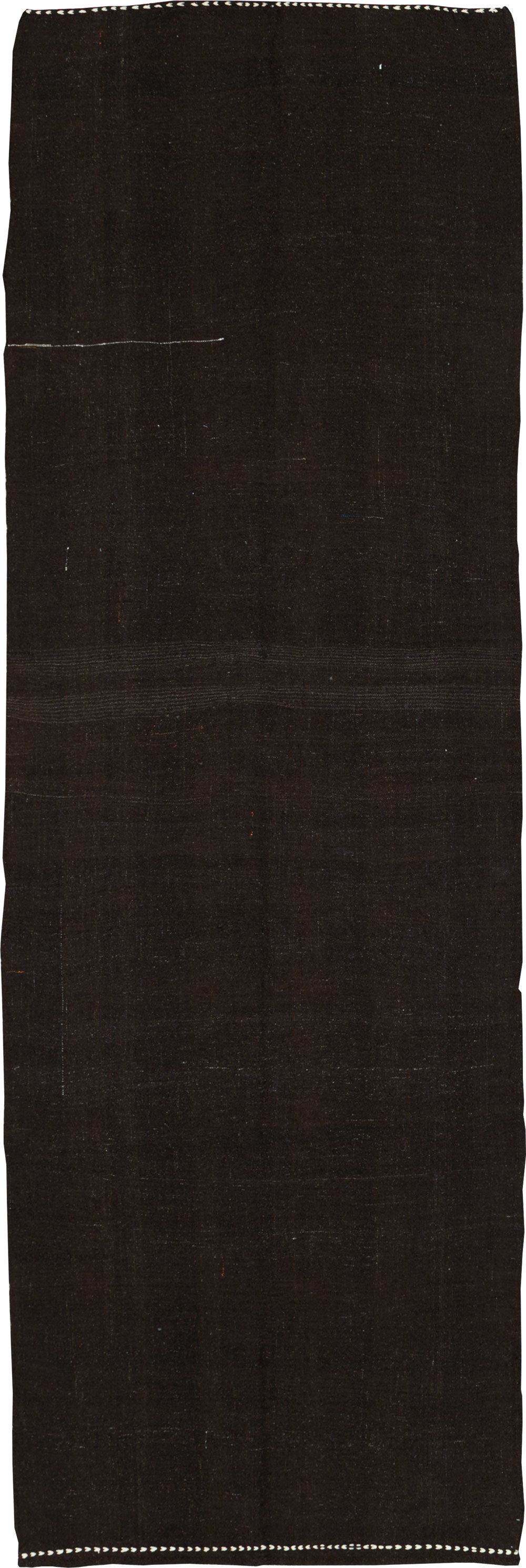 Vintage Turkish Flatweave Kilim Gallery Carpet, No.30532 - Galerie Shabab