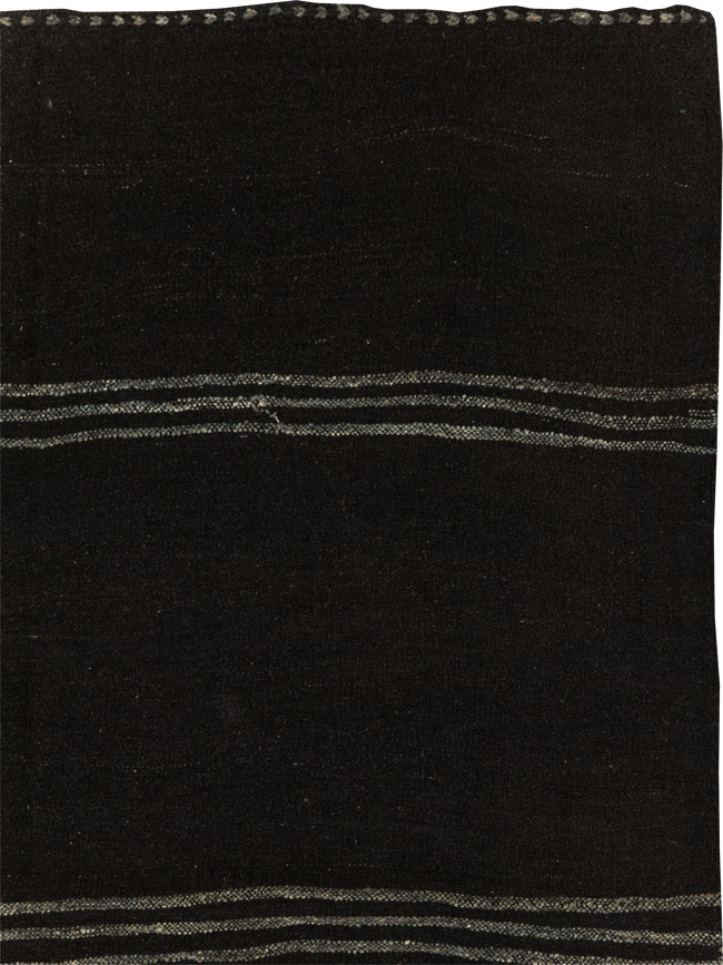 Vintage Turkish Flatweave Kilim Gallery Carpet, No.30534 - Galerie Shabab