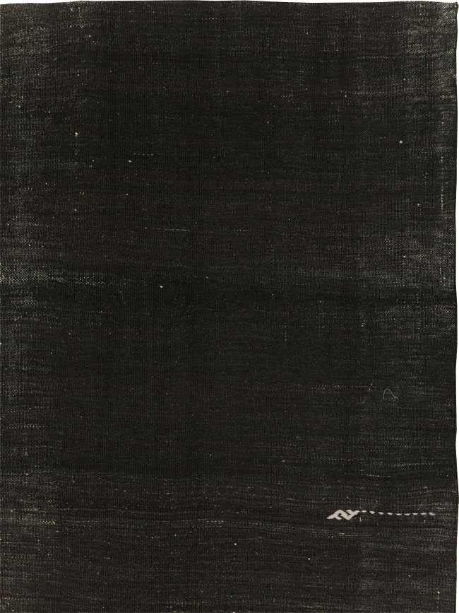 Vintage Turkish Flatweave Kilim Small Room Size Carpet, No.30535 - Galerie Shabab