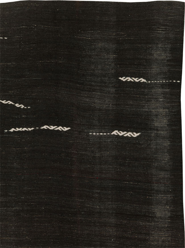 Vintage Turkish Flatweave Kilim Small Room Size Carpet, No.30535 - Galerie Shabab