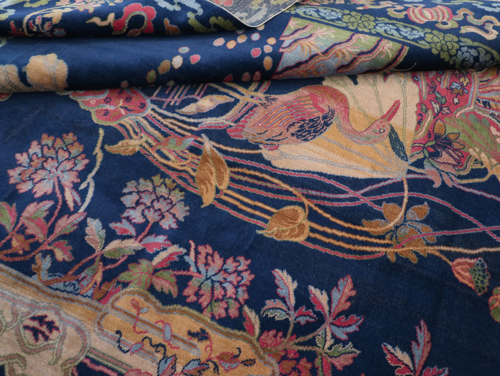 Chinese Peking Inspired English Axminster Room Size Carpet, No.30536 - Galerie Shabab