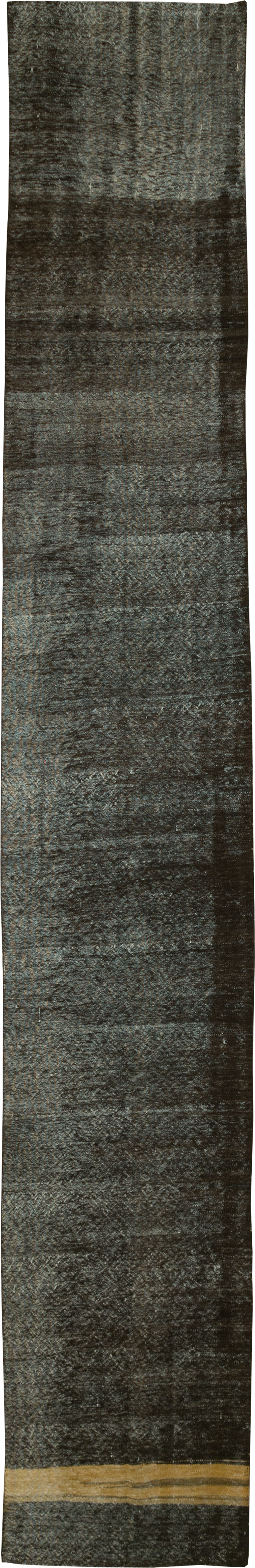 Vintage Turkish Flatweave Kilim Long Runner, No.30540 - Galerie Shabab