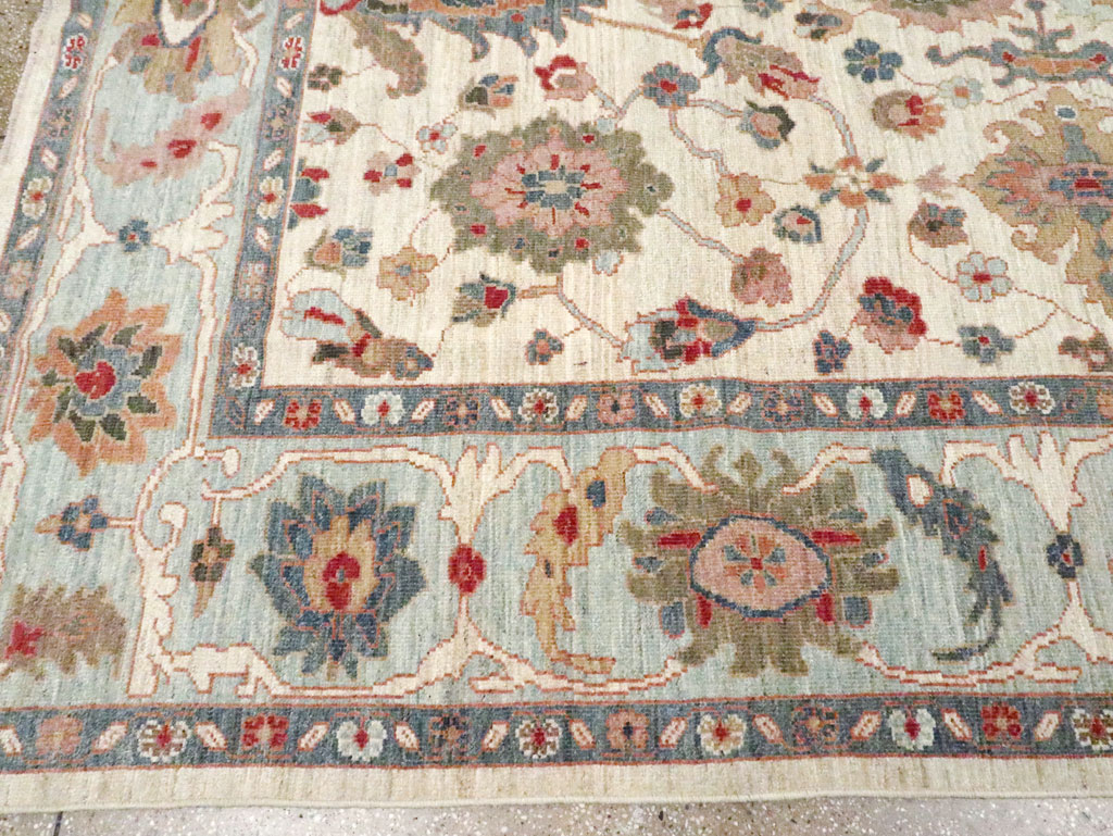 Modern Persian Sultanabad Small Room Size Carpet, No.30546 - Galerie Shabab