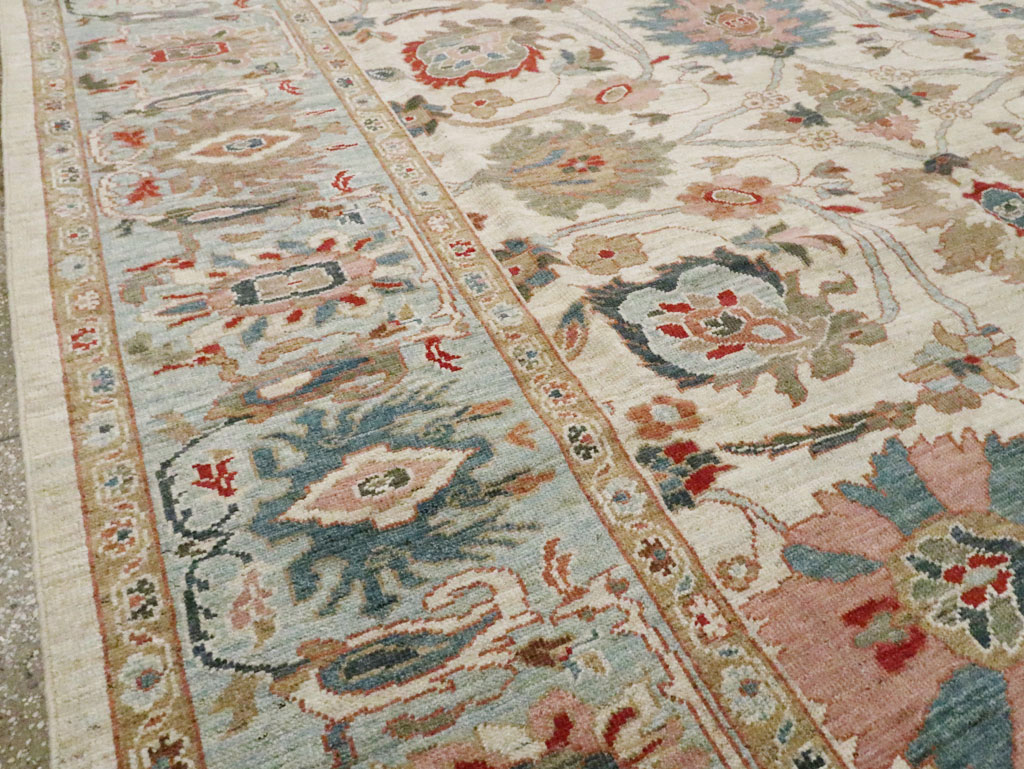 Modern Persian Sultanabad Room Size Carpet, No.30547 - Galerie Shabab