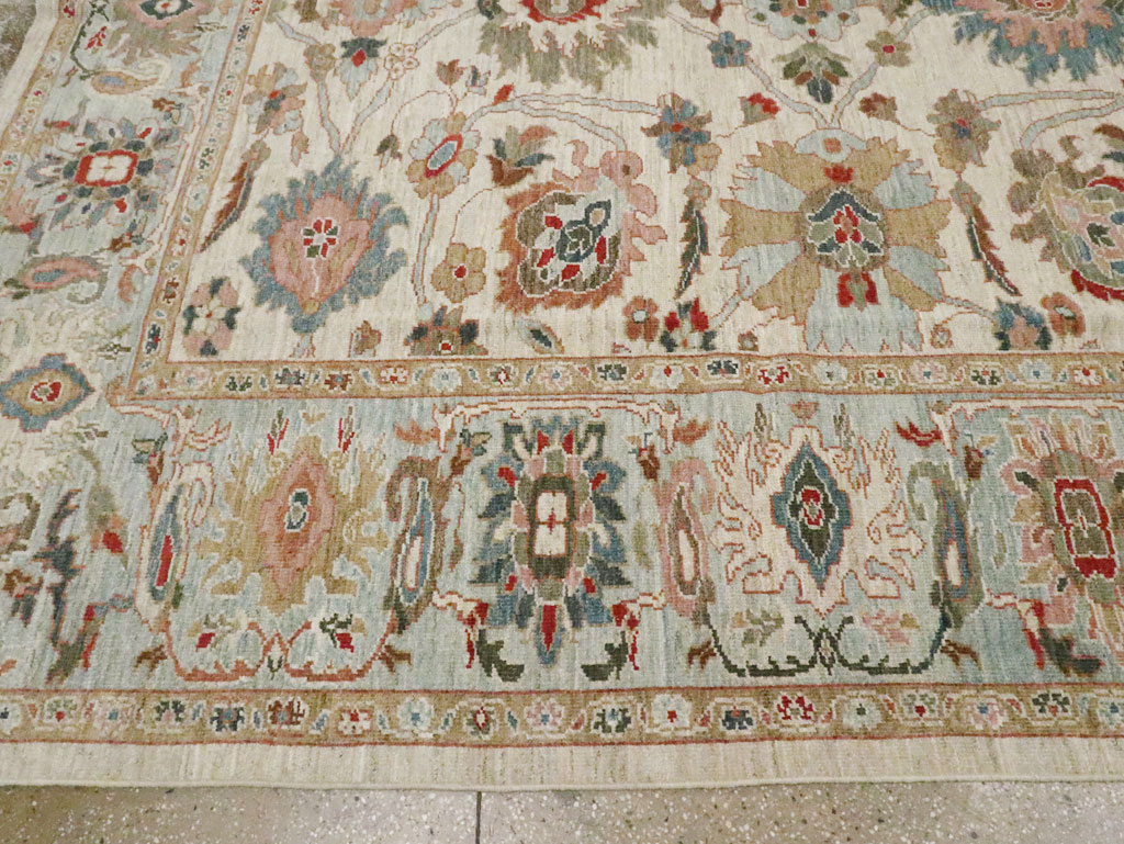 Modern Persian Sultanabad Room Size Carpet, No.30547 - Galerie Shabab