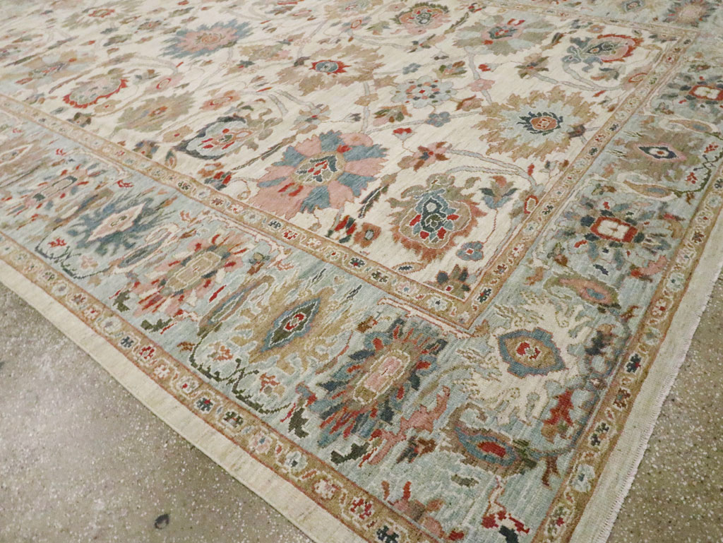 Modern Persian Sultanabad Room Size Carpet, No.30547 - Galerie Shabab