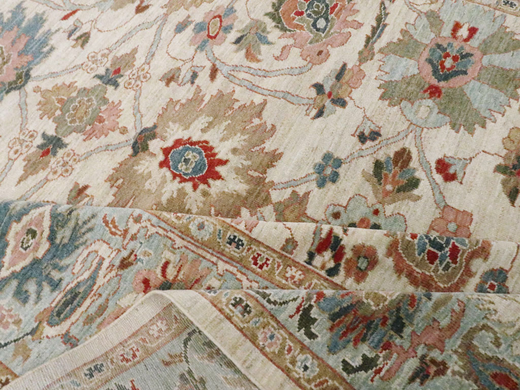 Modern Persian Sultanabad Room Size Carpet, No.30547 - Galerie Shabab