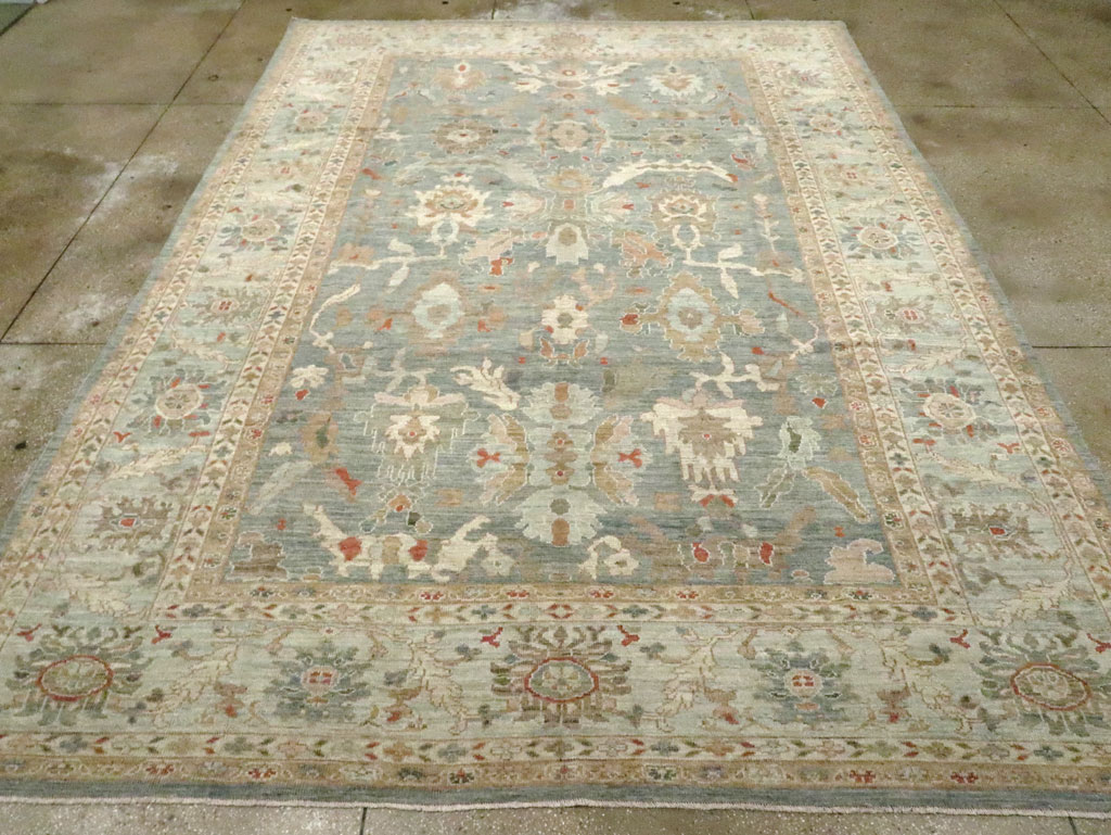 Modern Persian Sultanabad Room Size Carpet, No.30548 - Galerie Shabab